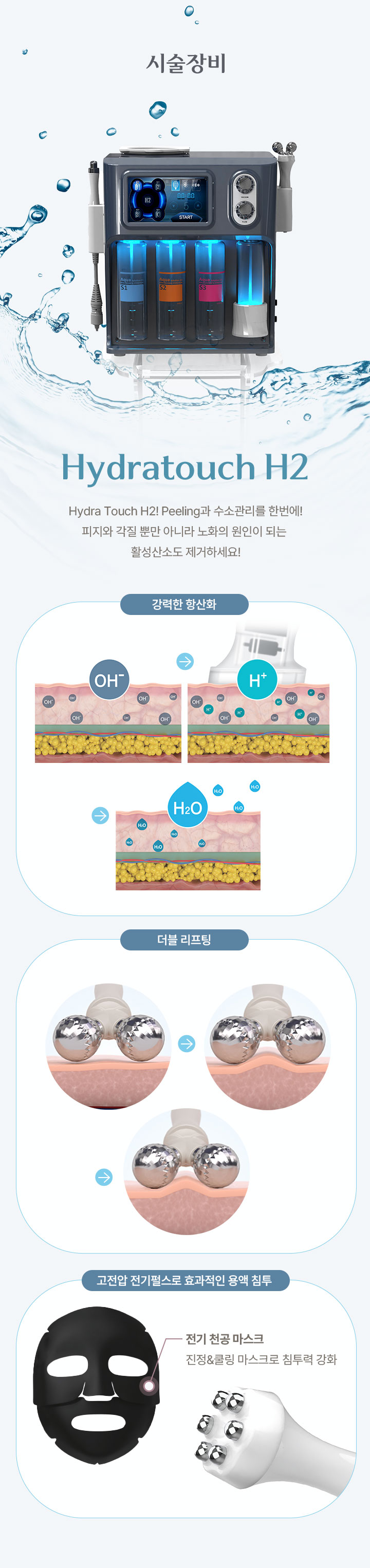 시술 장비 Hydratouch H2