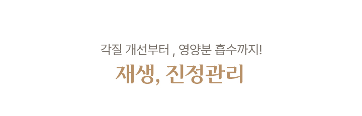재생,진정관리