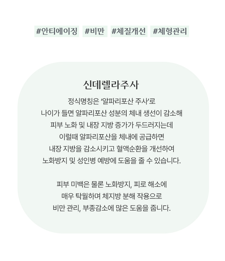 신데렐라 주사