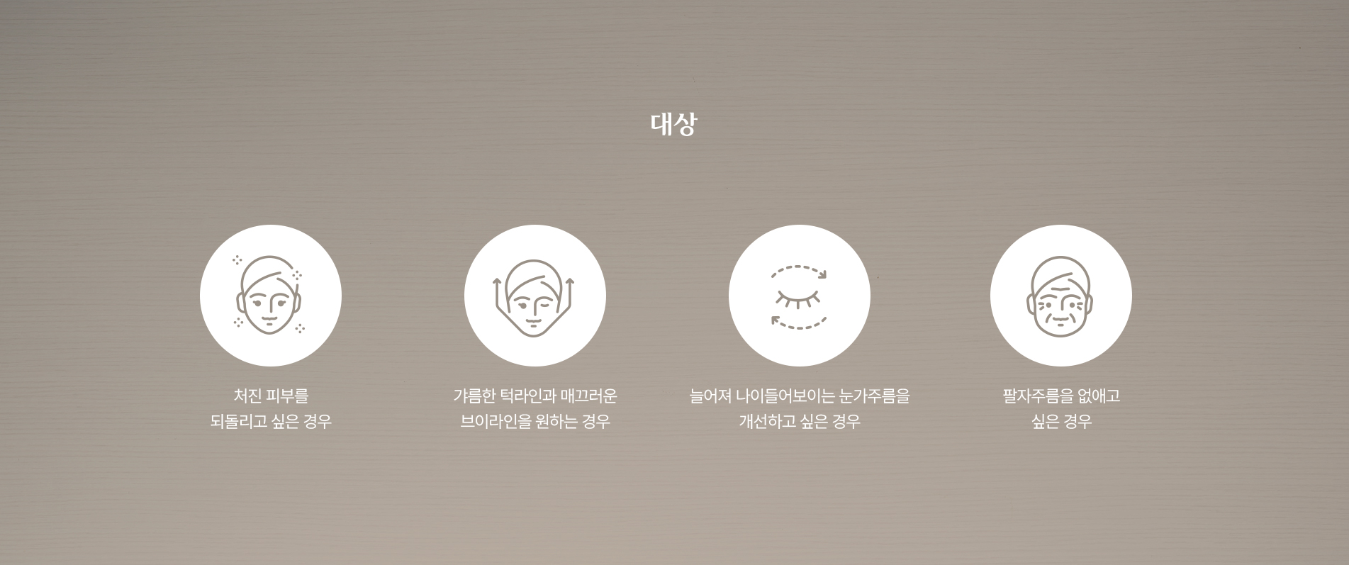  실 리프팅 대상