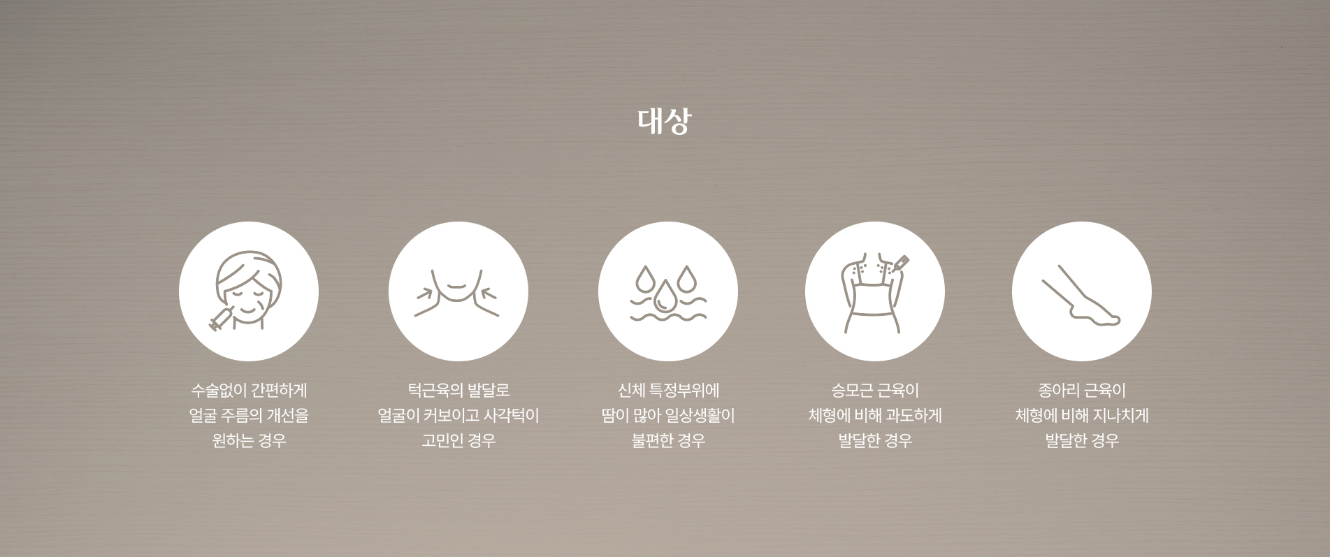 보톡스 대상