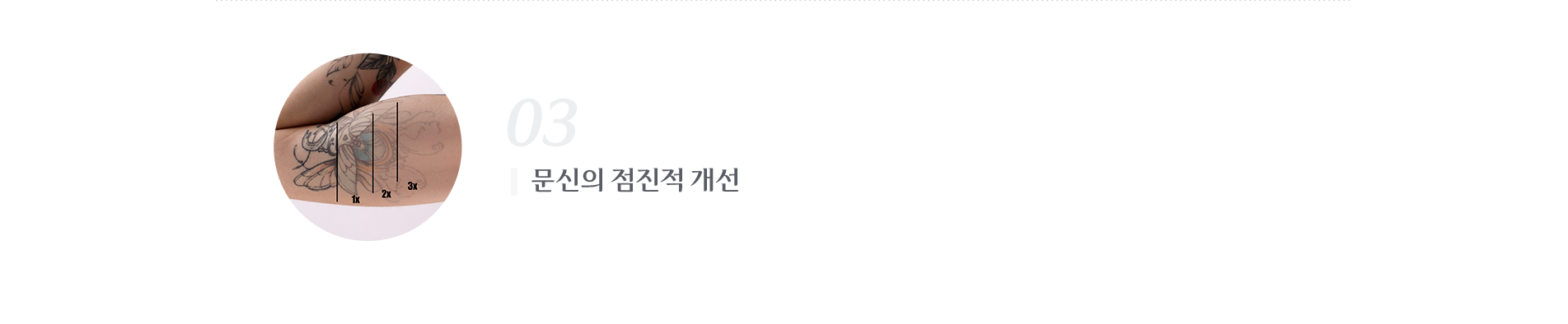 문신의 점진적 개선