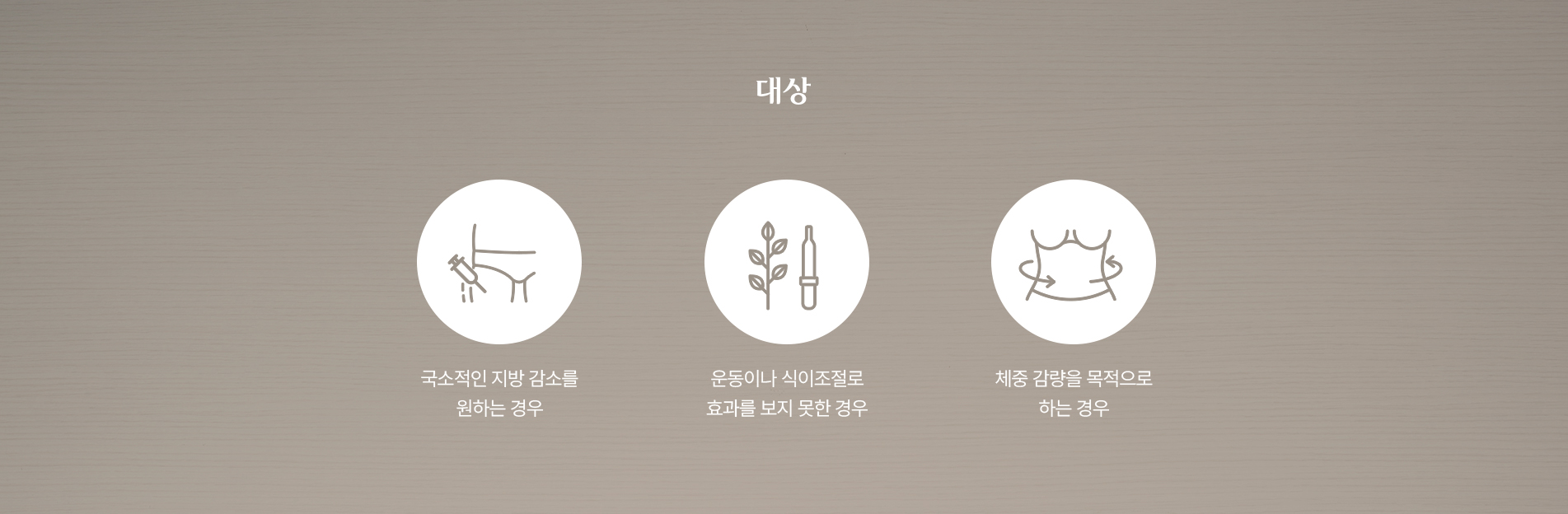 다이어트 대상 